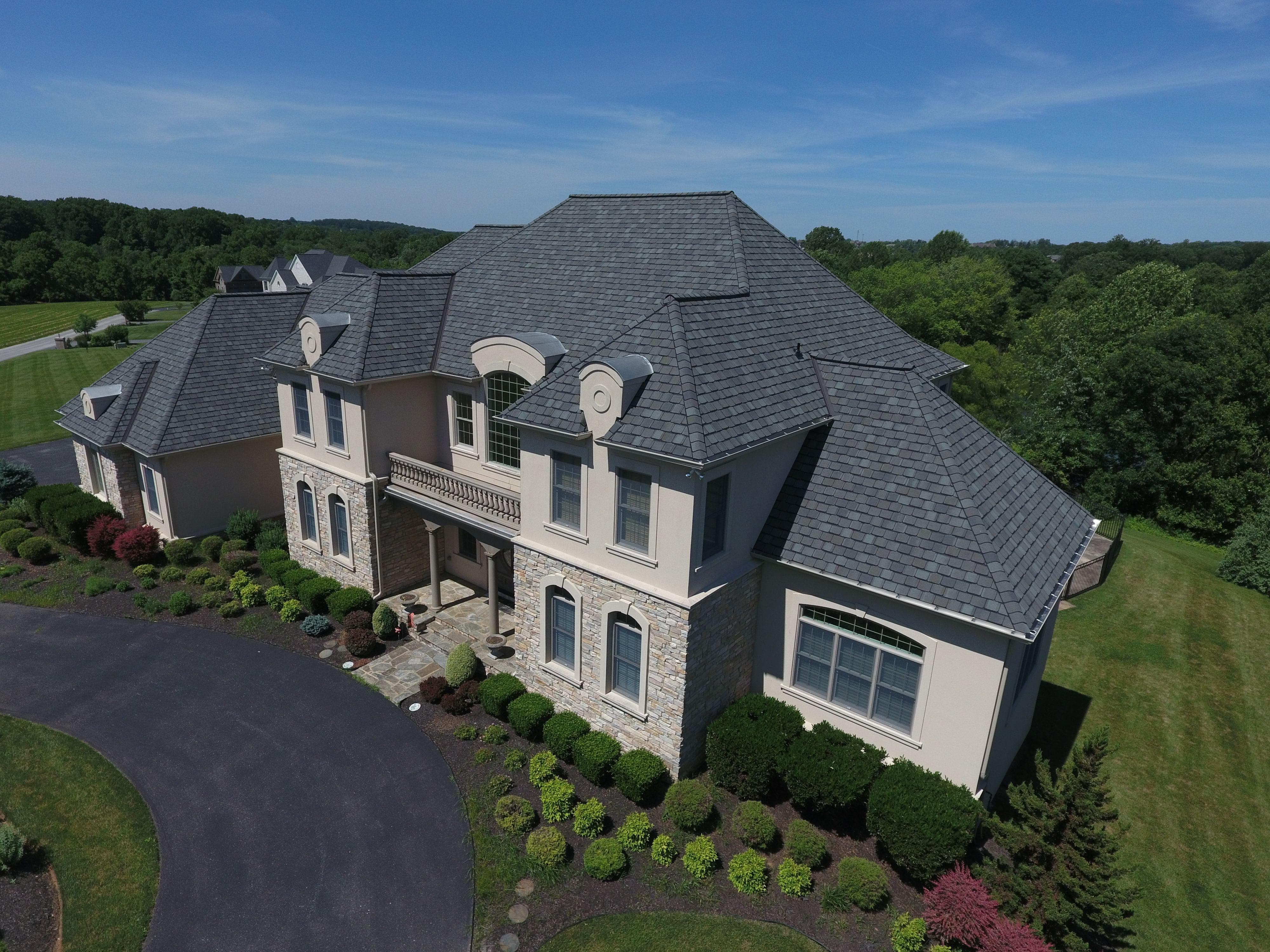 Designer shingle roof mimicking slate, Cordillera Ranch