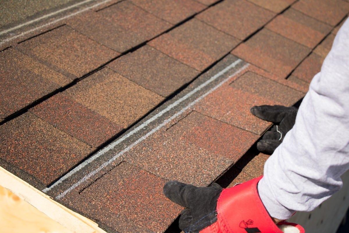 Storm damage repair and matched shingles, Helotes